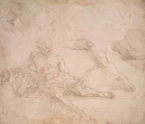 Étude pour la figure de Diogène dans l